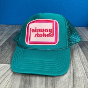 Otto Fairway Stoked Golf Hat Rope Blue Retro Snapback Adjustable One Size